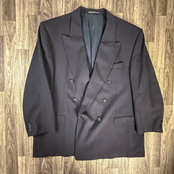 Linea S. Cohen “Troy” 100% Wool Men’s Blazer Sport Coat Model 92285 48R - Picture 1 of 9